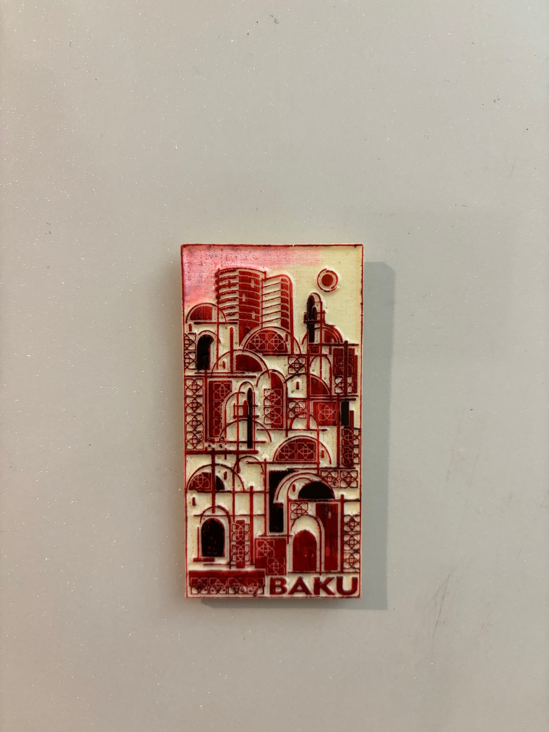 Baku Old City Souvenir (Red)