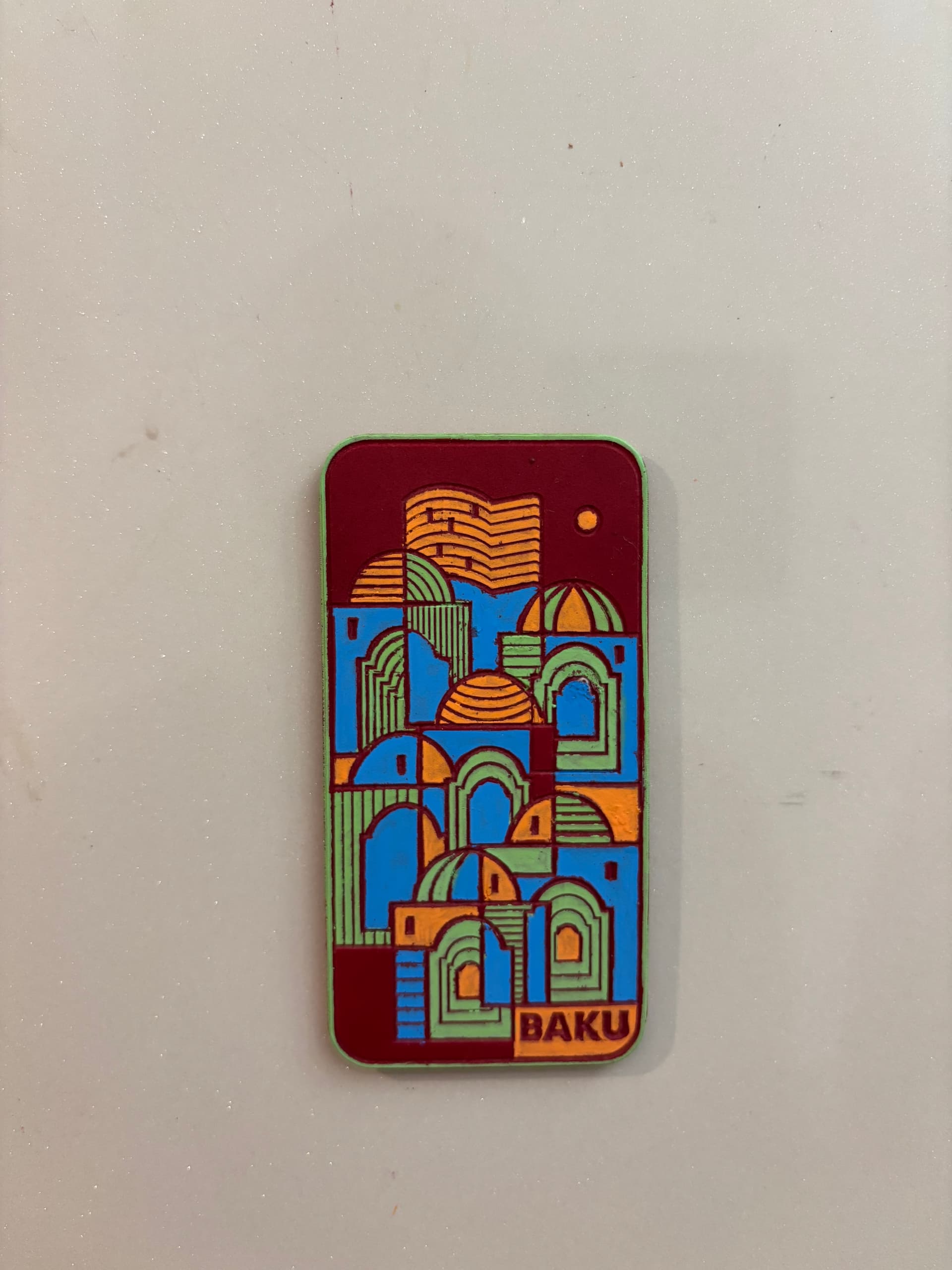 Baku Old City Souvenir III (Orange Blue)